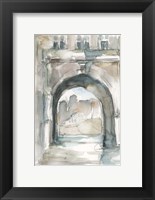 Framed Watercolor Arch Studies IV