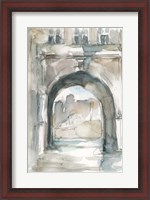 Framed Watercolor Arch Studies IV