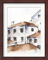 Framed White Cottages III