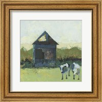 Framed Crooked Cow Barn