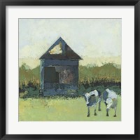 Framed Crooked Cow Barn