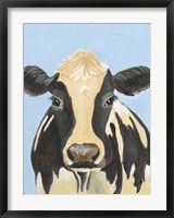 Framed Cow-don Bleu II