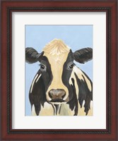 Framed Cow-don Bleu II