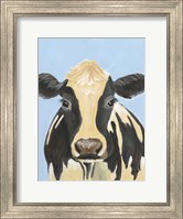 Framed Cow-don Bleu II