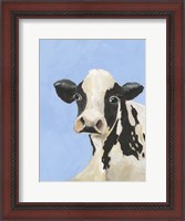 Framed Cow-don Bleu III