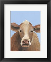 Framed Cow-don Bleu IV