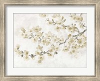Framed Neutral Cherry Blossom Composition I