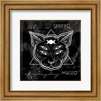 Framed Mystical Cat II