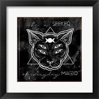 Framed Mystical Cat II