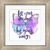 Framed Butterfly Dreams I