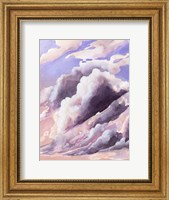 Framed Amethyst Cumulus I