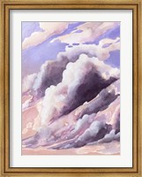 Framed Amethyst Cumulus I