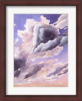 Framed Amethyst Cumulus II
