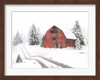 Framed Evergreen Farm I