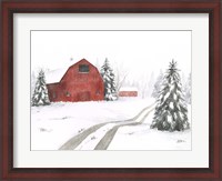 Framed Evergreen Farm II