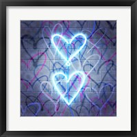 Framed Neon Heart II