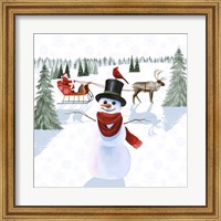 Framed Santa's Snowmen II