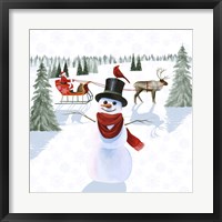 Framed Santa's Snowmen II
