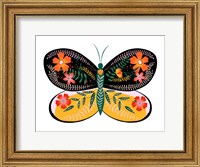 Framed Butterfly Petals II