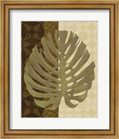 Framed Tropical Leaf I