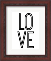 Framed Bold Love II