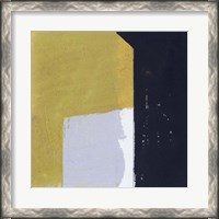 Framed Black & Yellow I