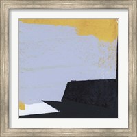Framed 'Black & Yellow II' border=