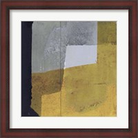 Framed 'Black & Yellow III' border=