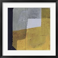 Framed 'Black & Yellow III' border=