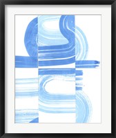 Framed Blue Swish V
