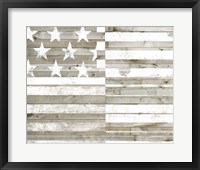 Framed Americana Flag