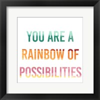 Framed Rainbow of Possibilities I