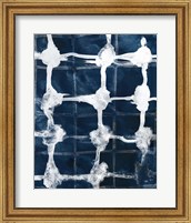 Framed Indigo Memory I