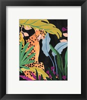 Framed 'Cheetah Kingdom I' border=