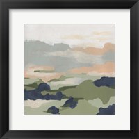 Framed Abstract Valley II