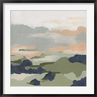 Framed Abstract Valley II