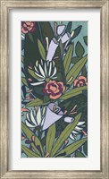 Framed Lush Tropic Panel I
