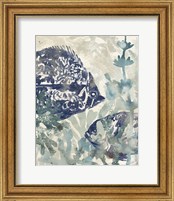 Framed 'Seafloor Fresco II' border=