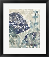 Framed 'Seafloor Fresco II' border=