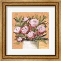 Framed Vase & Roses II