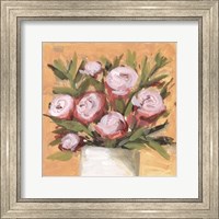 Framed Vase & Roses II