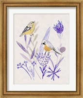 Framed 'Meander in Violet IV' border=