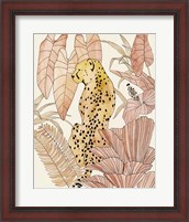 Framed Blush Cheetah I