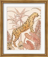 Framed Blush Cheetah II