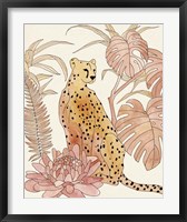 Framed Blush Cheetah III