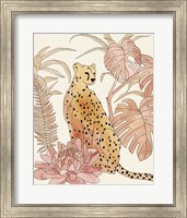 Framed Blush Cheetah III