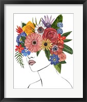 Flower Lady II Framed Print