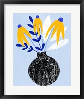 Ruffled Vase I Framed Print