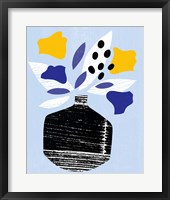 Framed Ruffled Vase III