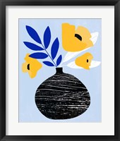 Ruffled Vase IV Framed Print